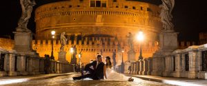 Set fotografico per matrimonio Roma Tiberina